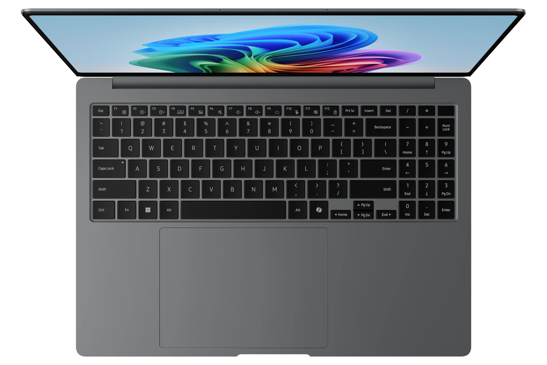 갤럭시북5 프로 NT960XHA-KD72G 위에서 본 모습