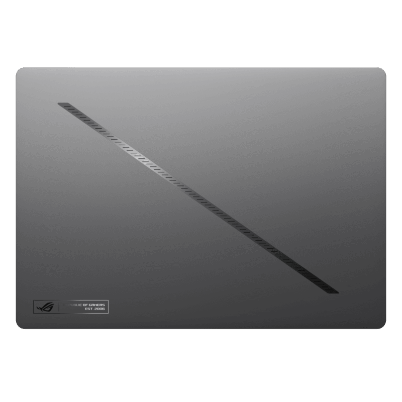 ASUS ROG 제피러스 G14 GA403UM-QS018W 닫은채 위에서 본 모습