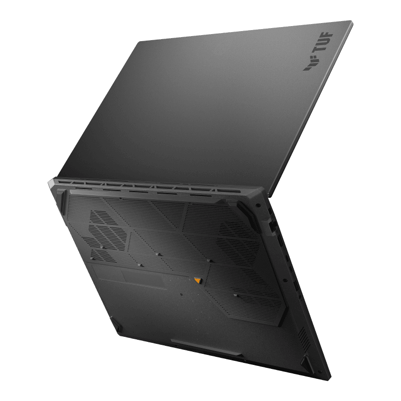 ASUS TUF Gaming A18 FA808UP-S8017 125도 연 상태에서 세워서 본 뒷 모습