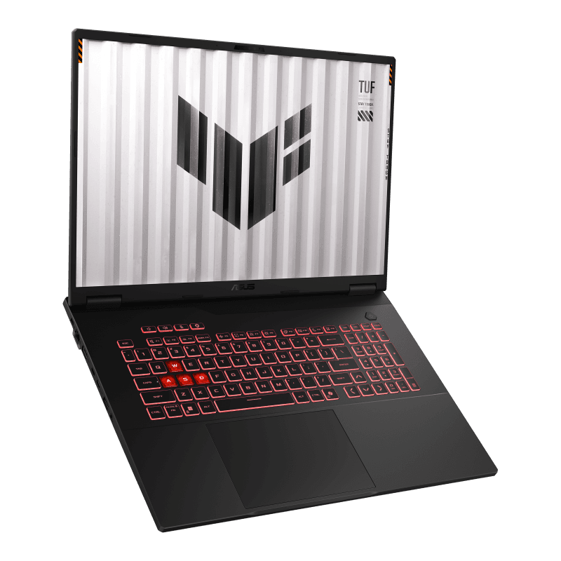 ASUS TUF Gaming A18 FA808UP-S8017 125도 연 상태에서 세워서 본 모습