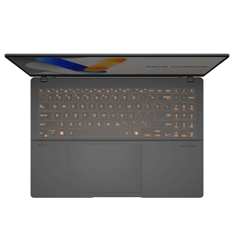 ASUS 비보북 S 16 M3607KA-SH034W 위에서 본 모습